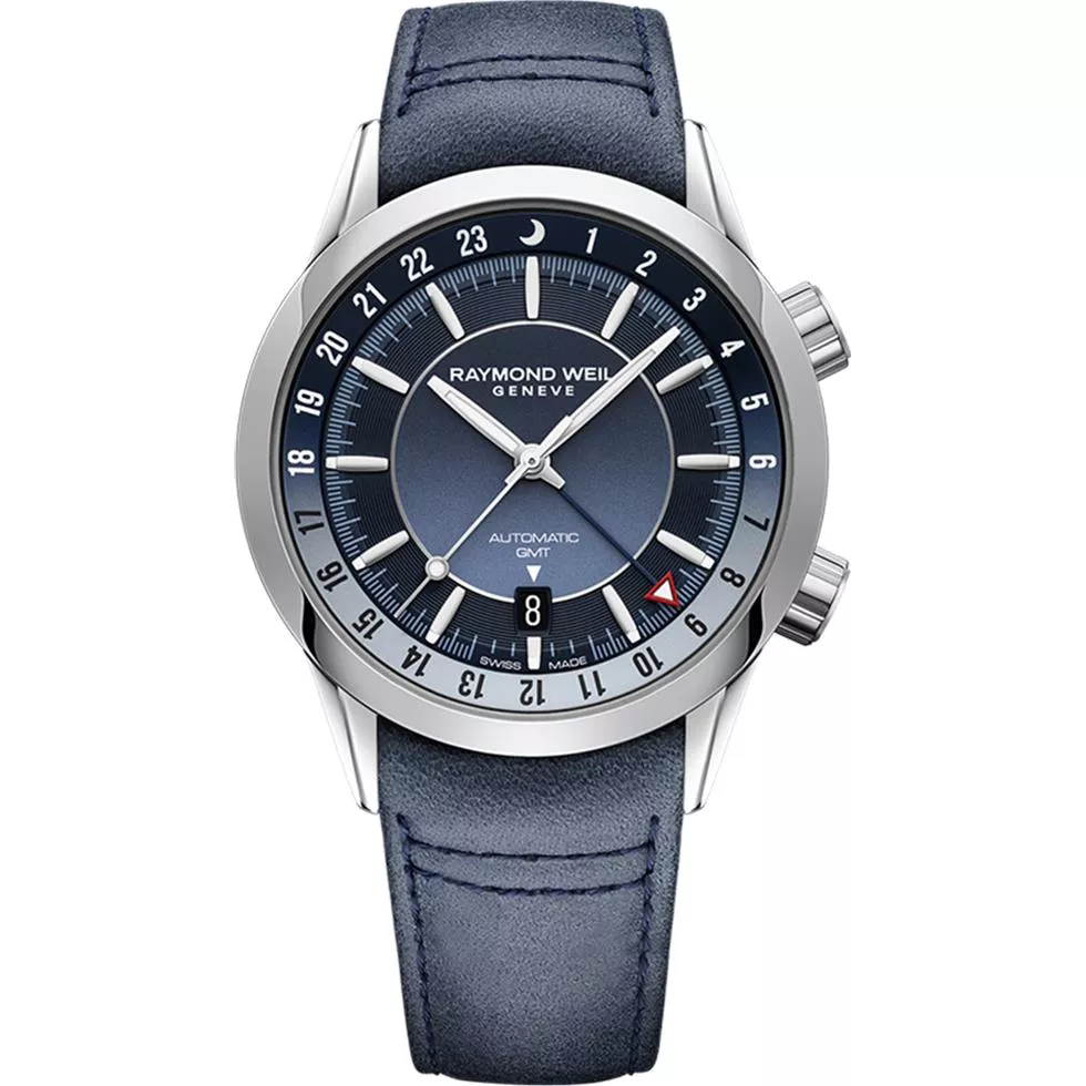 Raymond Weil Freelancer 2761-STC-50001 GMT Watch 41mm