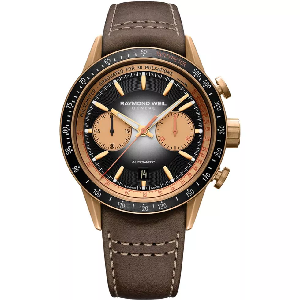 Raymond Weil Freelancer Bronze Chronograph Limited 43.5mm