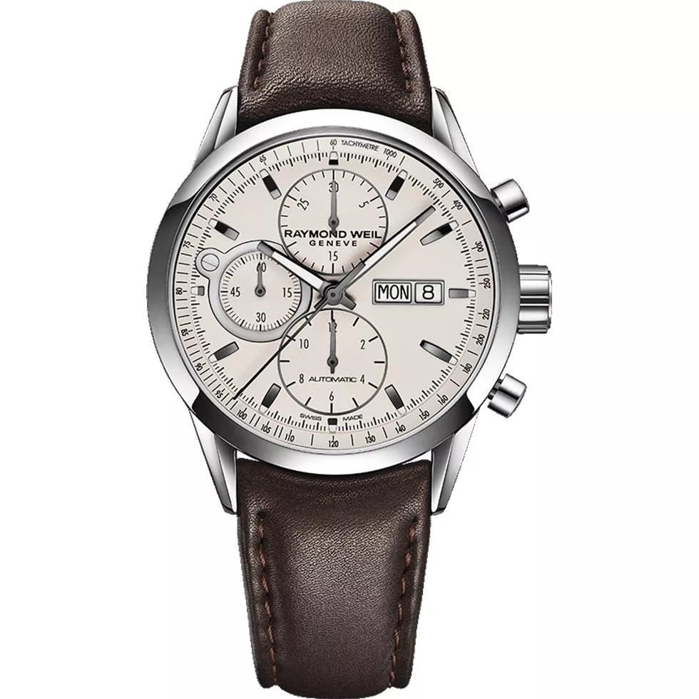 RAYMOND WEIL Freelancer Chron0 Auto Watch 42mm