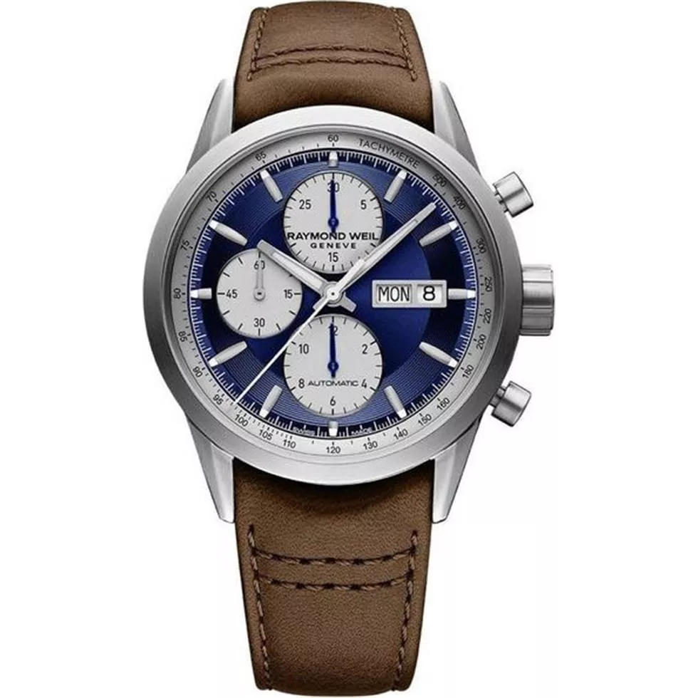 Raymond Weil Freelancer Chronograph Watch 42mm