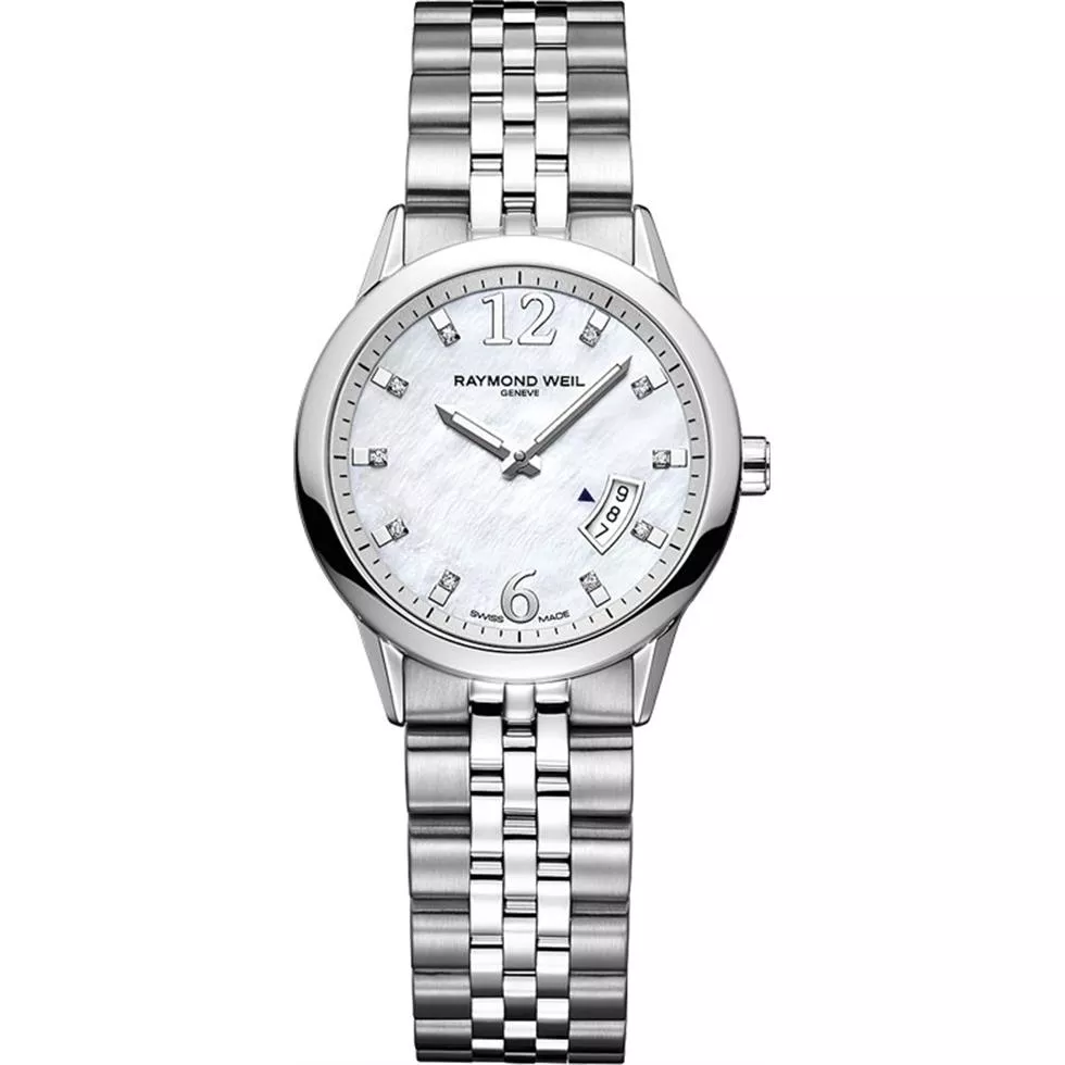 RAYMOND WEIL Freelancer Mother bof Pearl Watch 29mm