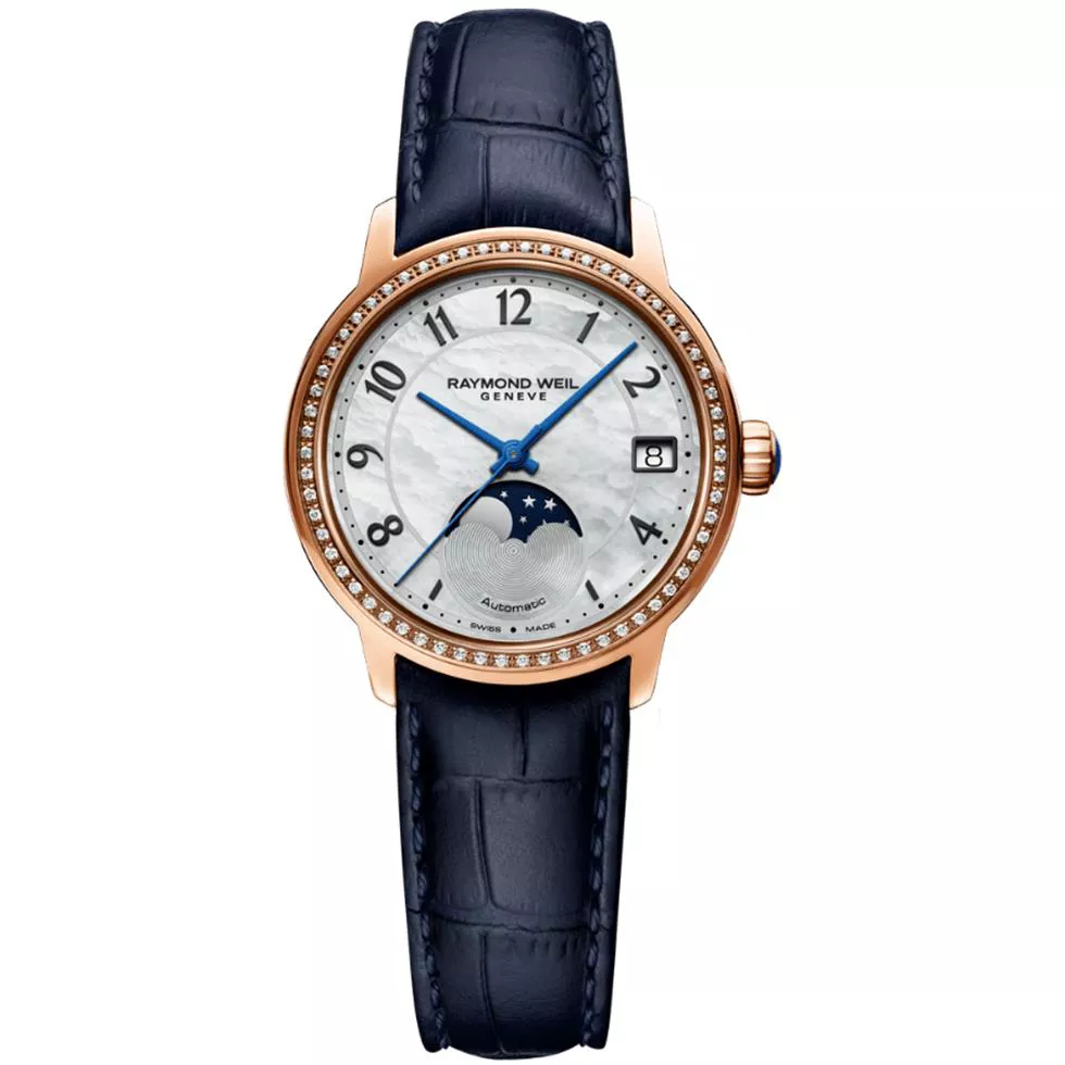 Raymond Weil Maestro Diamond Automatic Watch 34mm