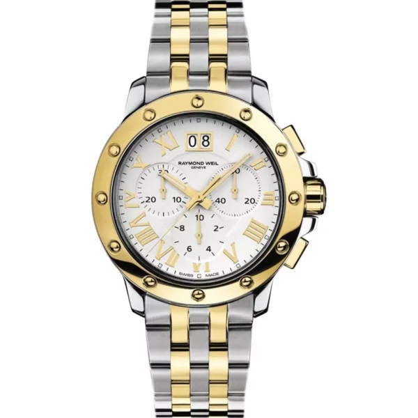 Raymond Weil Men's Tango Gold and Steel Watch 42mm