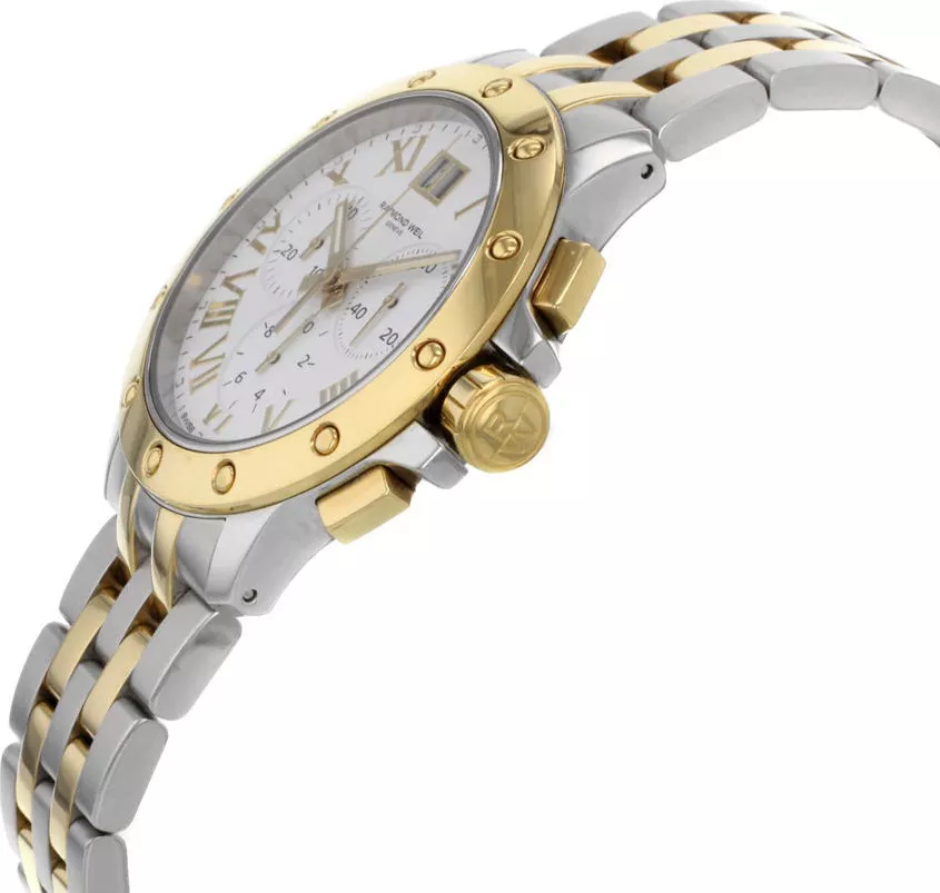 Raymond Weil Men's Tango Gold and Steel Watch 42mm