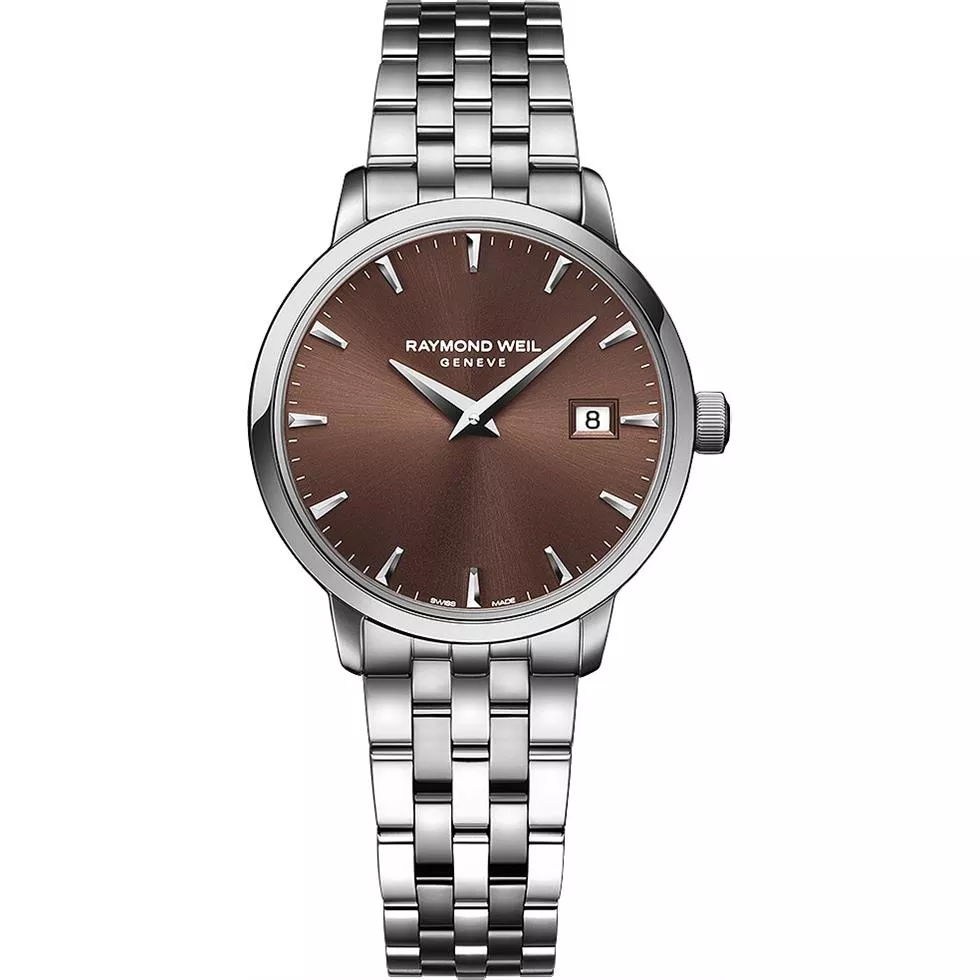 RAYMOND WEIL Toccata Brown Ladies Watch 29mm