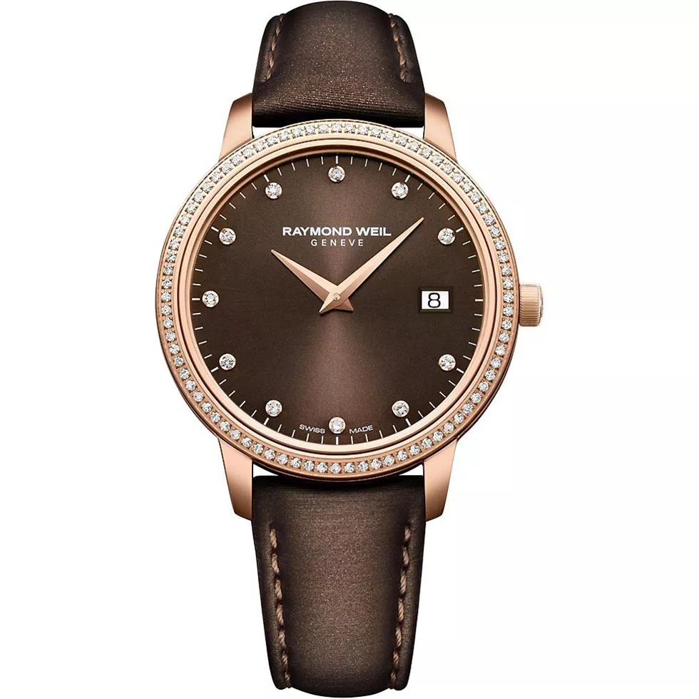 RAYMOND WEIL Toccata Brown Watch 34mm