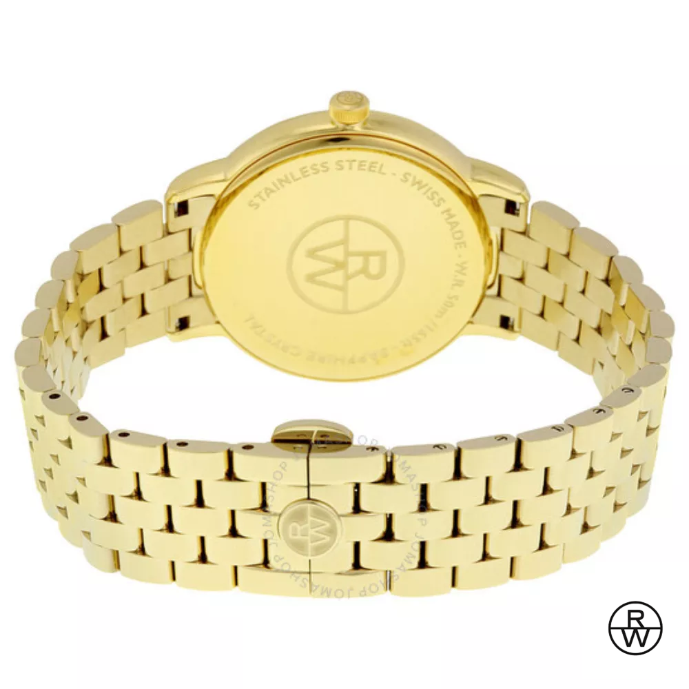 Raymond Well Toccata Swiss Gold Watch 39mm