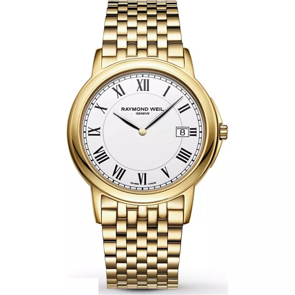 RAYMOND WEIL Tradition Yellow Gold PVD Watch 39mm