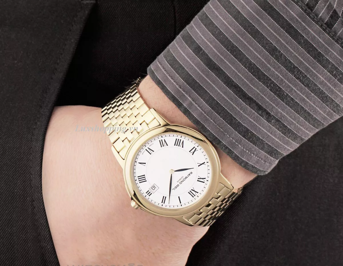 RAYMOND WEIL Tradition Yellow Gold PVD Watch 39mm