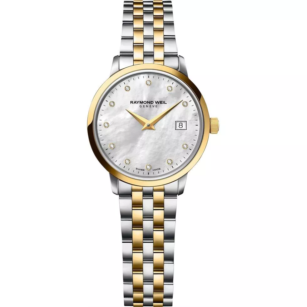 RAYMOND WEIL Toccata Diamond Swiss Watch 29mm