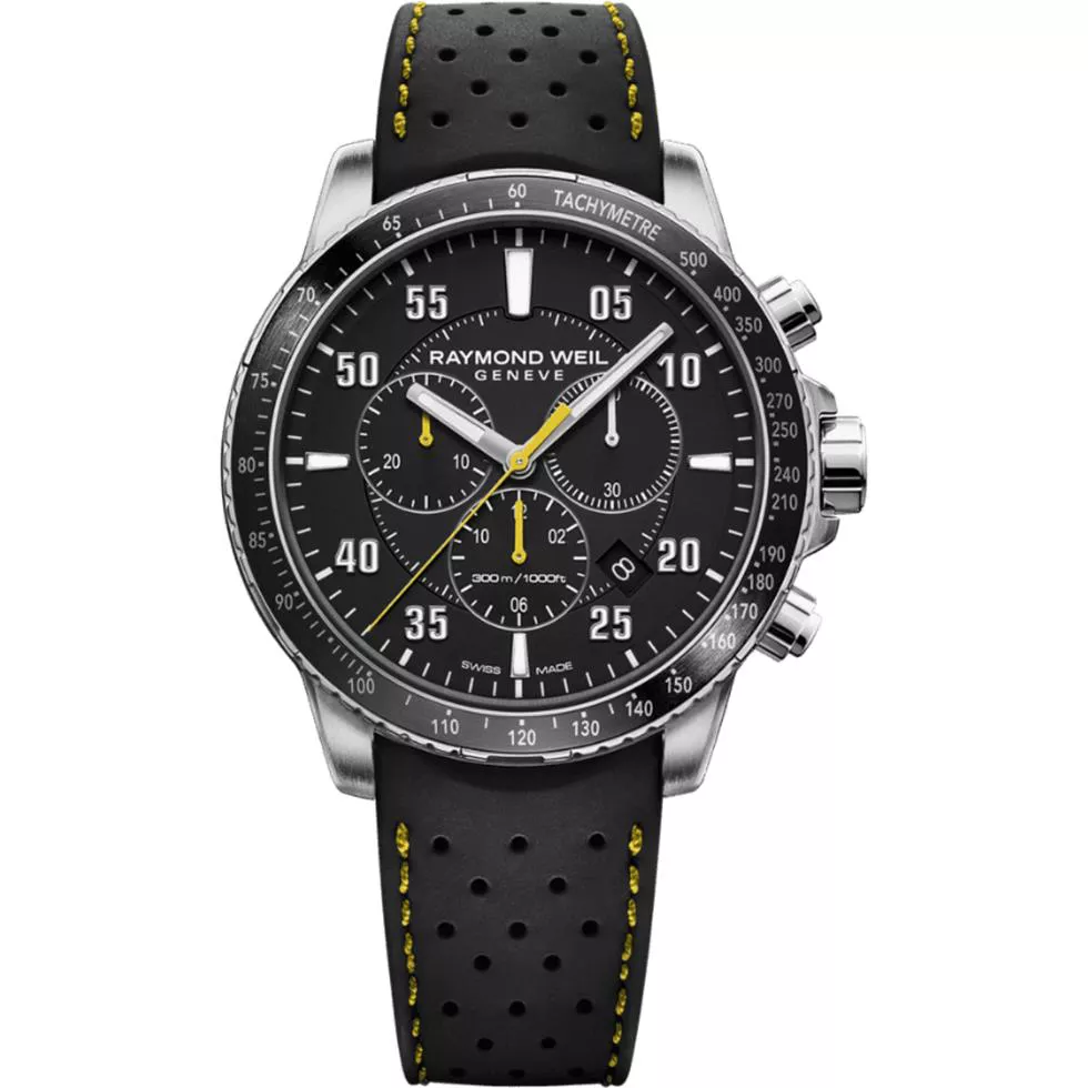 Raymond Weiltango Chronograph Watch 43MM