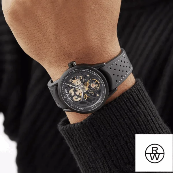 Raymond Well Freelancer Skeleton Mens Watch 42mm