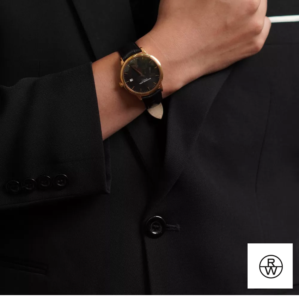 Raymond Well Toccata Black Leather Watch 39mm